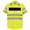Men's High Visibility Safety Short Sleeve Work Shirt Thumbnail