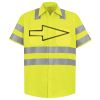 Men's High Visibility Safety Short Sleeve Work Shirt Thumbnail