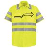 Men's High Visibility Safety Short Sleeve Work Shirt Thumbnail