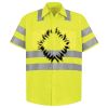Men's High Visibility Safety Short Sleeve Work Shirt Thumbnail