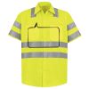 Men's High Visibility Safety Short Sleeve Work Shirt Thumbnail