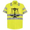 Men's High Visibility Safety Short Sleeve Work Shirt Thumbnail