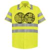 Men's High Visibility Safety Short Sleeve Work Shirt Thumbnail