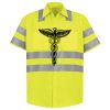 Men's High Visibility Safety Short Sleeve Work Shirt Thumbnail