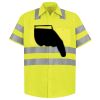 Men's High Visibility Safety Short Sleeve Work Shirt Thumbnail