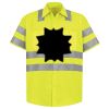 Men's High Visibility Safety Short Sleeve Work Shirt Thumbnail