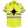 Men's High Visibility Safety Short Sleeve Work Shirt Thumbnail