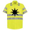 Men's High Visibility Safety Short Sleeve Work Shirt Thumbnail
