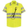 Men's High Visibility Safety Short Sleeve Work Shirt Thumbnail