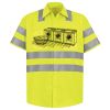 Men's High Visibility Safety Short Sleeve Work Shirt Thumbnail