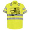 Men's High Visibility Safety Short Sleeve Work Shirt Thumbnail