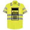 Men's High Visibility Safety Short Sleeve Work Shirt Thumbnail