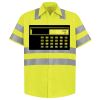 Men's High Visibility Safety Short Sleeve Work Shirt Thumbnail
