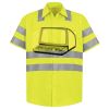 Men's High Visibility Safety Short Sleeve Work Shirt Thumbnail