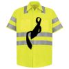 Men's High Visibility Safety Short Sleeve Work Shirt Thumbnail