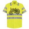 Men's High Visibility Safety Short Sleeve Work Shirt Thumbnail
