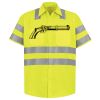Men's High Visibility Safety Short Sleeve Work Shirt Thumbnail