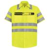 Men's High Visibility Safety Short Sleeve Work Shirt Thumbnail