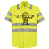 Men's High Visibility Safety Short Sleeve Work Shirt Thumbnail