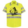 Men's High Visibility Safety Short Sleeve Work Shirt Thumbnail