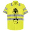 Men's High Visibility Safety Short Sleeve Work Shirt Thumbnail