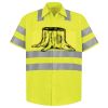 Men's High Visibility Safety Short Sleeve Work Shirt Thumbnail