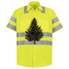 Men's High Visibility Safety Short Sleeve Work Shirt Thumbnail