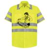 Men's High Visibility Safety Short Sleeve Work Shirt Thumbnail