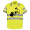 Men's High Visibility Safety Short Sleeve Work Shirt Thumbnail