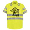 Men's High Visibility Safety Short Sleeve Work Shirt Thumbnail