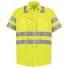 Men's High Visibility Safety Short Sleeve Work Shirt Thumbnail