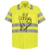 Men's High Visibility Safety Short Sleeve Work Shirt Thumbnail