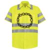 Men's High Visibility Safety Short Sleeve Work Shirt Thumbnail