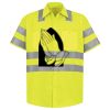 Men's High Visibility Safety Short Sleeve Work Shirt Thumbnail