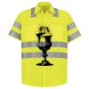 Men's High Visibility Safety Short Sleeve Work Shirt Thumbnail