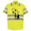 Men's High Visibility Safety Short Sleeve Work Shirt Thumbnail