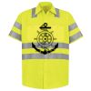 Men's High Visibility Safety Short Sleeve Work Shirt Thumbnail