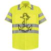 Men's High Visibility Safety Short Sleeve Work Shirt Thumbnail