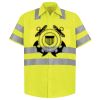 Men's High Visibility Safety Short Sleeve Work Shirt Thumbnail