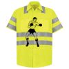 Men's High Visibility Safety Short Sleeve Work Shirt Thumbnail