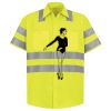 Men's High Visibility Safety Short Sleeve Work Shirt Thumbnail