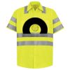 Men's High Visibility Safety Short Sleeve Work Shirt Thumbnail