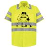 Men's High Visibility Safety Short Sleeve Work Shirt Thumbnail
