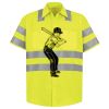 Men's High Visibility Safety Short Sleeve Work Shirt Thumbnail