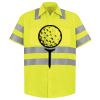 Men's High Visibility Safety Short Sleeve Work Shirt Thumbnail
