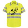 Men's High Visibility Safety Short Sleeve Work Shirt Thumbnail