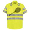 Men's High Visibility Safety Short Sleeve Work Shirt Thumbnail