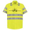 Men's High Visibility Safety Short Sleeve Work Shirt Thumbnail
