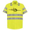 Men's High Visibility Safety Short Sleeve Work Shirt Thumbnail