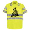 Men's High Visibility Safety Short Sleeve Work Shirt Thumbnail